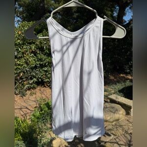 Lululemon White Ribbed Tank Top